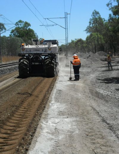 Queensland rail improvement project to increase the strength and resilience of the capping layer