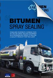Bitumen spray sealing