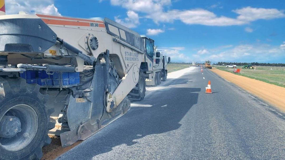 Shoulder widening vicroads victoria